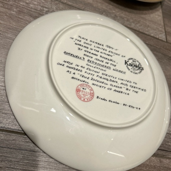 Norman Rockwell Lot of 8 Plates - Picture 8 of 15